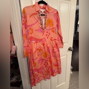 NWT Sheridan French Lucy Dress in Punch Jungle